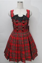 Angelic Pretty / Magical Trick Schoolジャンパースカート  赤 S-25-10-06-015-AP-OP-AS-ZS