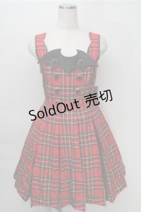 Angelic Pretty / Magical Trick Schoolジャンパースカート  赤 S-25-10-06-015-AP-OP-AS-ZS