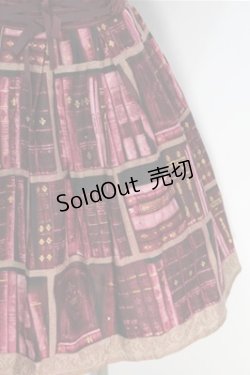 画像3: Innocent World / 王宮図書館コルセットジャンパースカート  ワイン S-25-10-06-019-IW-OP-AS-ZS