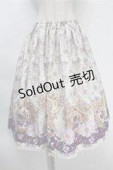 Enchantlic Enchantilly / すみれ姫の王冠スカート  オフ S-25-10-06-024-LO-SK-AS-ZS