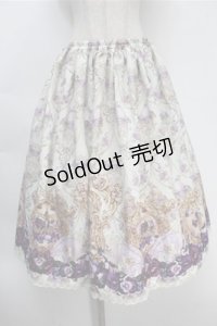 Enchantlic Enchantilly / すみれ姫の王冠スカート  オフ S-25-10-06-024-LO-SK-AS-ZS