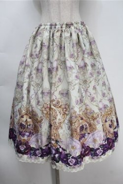 画像1: Enchantlic Enchantilly / すみれ姫の王冠スカート  オフ S-25-10-06-024-LO-SK-AS-ZS