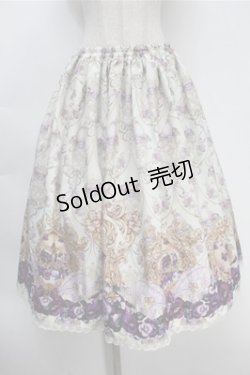 画像1: Enchantlic Enchantilly / すみれ姫の王冠スカート  オフ S-25-10-06-024-LO-SK-AS-ZS
