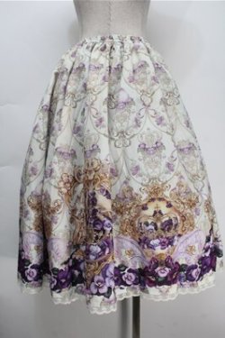 画像2: Enchantlic Enchantilly / すみれ姫の王冠スカート  オフ S-25-10-06-024-LO-SK-AS-ZS