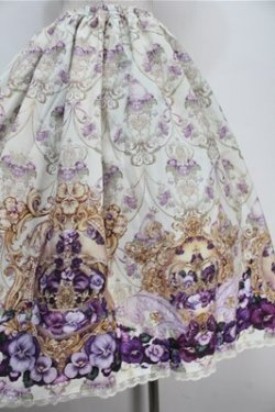 画像3: Enchantlic Enchantilly / すみれ姫の王冠スカート  オフ S-25-10-06-024-LO-SK-AS-ZS