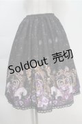 Enchantlic Enchantilly / すみれ姫の王冠スカート  黒 S-25-10-06-025-LO-SK-AS-ZS