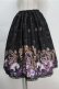 画像1: Enchantlic Enchantilly / すみれ姫の王冠スカート  黒 S-25-10-06-025-LO-SK-AS-ZS (1)