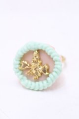 Q-pot. / セバスチャンケーキリング  ピンクｘミント S-25-10-07-043-QP-AC-HR-ZS