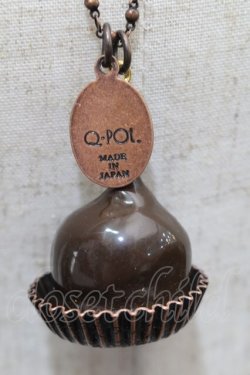画像3: Q-pot. / サクランボンボンショコラネックレス  ブラウン S-25-10-07-048-QP-AC-HR-ZS