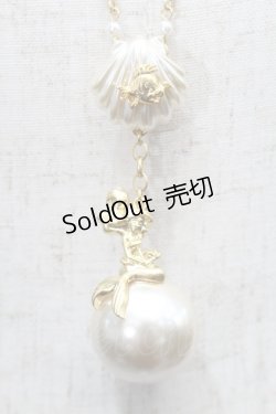 画像2: Q-pot. / /リトルマーメイド/パールネックレス  白 S-25-10-07-062-QP-OP-HR-ZS
