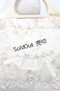 画像2: PINK HOUSE / ローズリースプリントバッグ  ピンク S-25-10-07-065-LO-BG-AS-ZS