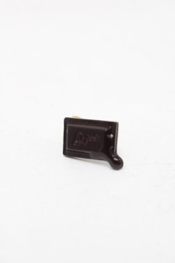 画像1: Q-pot. / Chocolate Piece Good Luck ピアス  ブラウン S-25-10-07-016-QP-AC-HR-ZS