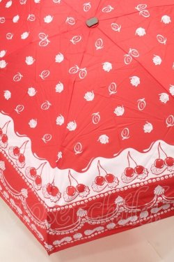 画像2: Q-pot. / チェリーホイップ折りたたみ傘【晴雨兼用】  赤 S-25-10-07-002-QP-ZA-HR-ZS