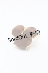Q-pot. / Petit Luxe Mickey Mouse Chocolat リング  ブラウン S-25-10-07-027-QP-AC-HR-ZS