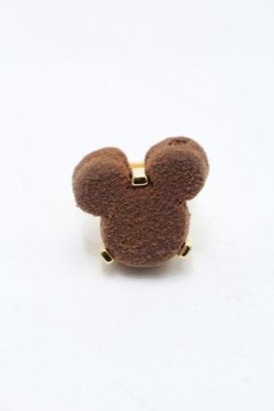 画像2: Q-pot. / Petit Luxe Mickey Mouse Chocolat リング  ブラウン S-25-10-07-027-QP-AC-HR-ZS