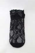 m petit by misako / AMCSレーシーリボンレース  中黒 S-25-10-08-001-LO-ZA-HR-ZS
