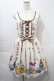 画像1: Angelic Pretty / Honey Cakeラウンドジャンパースカート  オフ S-25-10-08-060-AP-OP-AS-ZS (1)