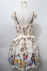 画像2: Angelic Pretty / Honey Cakeラウンドジャンパースカート  オフ S-25-10-08-060-AP-OP-AS-ZS (2)