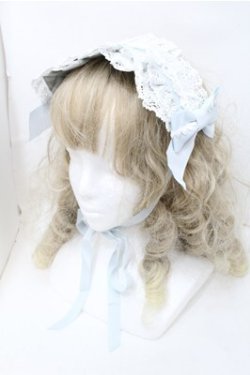 画像1: BABY,THE STARS SHINE BRIGHT / Creamy Ribbonヘッドドレス  サックス S-25-10-08-019-BA-AC-HR-ZS