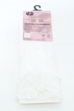 画像2: m petit by misako / AMCSレーシーリボンレース  中白 S-25-10-08-002-LO-ZA-HR-ZS