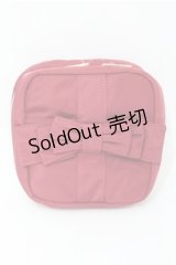 m petit by misako / AMリボンスクエアポーチ  赤 S-25-10-08-032-LO-ZA-HR-ZS