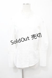 Sheglit / "Serena"タックブラウス  白 S-25-10-08-038-EL-BL-HR-ZS