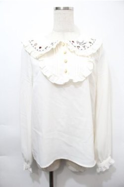 画像1: Amavel / Fancy Cookieブラウス  オフ S-25-10-08-039-CA-BL-AS-ZS