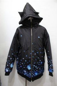 ankoROCK / 中綿ブルゾン  黒 S-25-10-08-046-PU-JA-AS-ZS