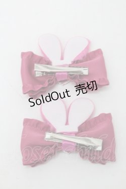 画像2: LOLITA / リボンクリップ  ピンク S-25-10-09-005-LO-AC-HR-ZS