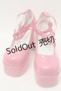 LOLITA / リボンエナメルヒールパンプス 41 ピンク S-25-10-09-043-LO-SH-HR-ZS