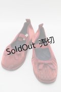 m petit by misako / サテンパンプス  オレンジ S-25-10-09-044-LO-SH-HR-ZS