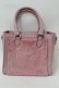 画像2: Ank Rouge / ビジューファー合皮BAG  ピンク S-25-10-09-051-CA-ZA-HR-ZS (2)