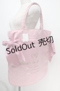 Maison de FLEUR / ダブルリボントートバッグ  ピンク S-25-10-09-052-LO-BG-AS-ZS
