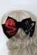 画像2: GOTH / ドラゴン刺繍リボンクリップ  黒 S-25-10-09-007-GO-AC-HR-ZS (2)