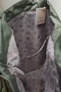 画像3: Maison de FLEUR / ダブルリボントートバッグ  グリーン S-25-10-09-053-LO-BG-AS-ZS