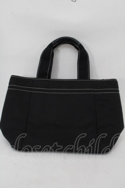 画像2: JILL by JILL STUART / フリルトートバッグ（小）  黒 S-25-10-09-055-LO-BG-HR-ZS