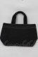 画像2: JILL by JILL STUART / フリルトートバッグ（小）  黒 S-25-10-09-055-LO-BG-HR-ZS (2)