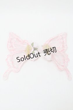 画像2: LOLITA / バタフライコサージュクリップ  ピンク S-25-10-09-011-LO-ZA-HR-ZS