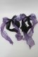 画像2: GOTH / ビジューシフォンクリップ  黒ｘ紫 S-25-10-09-013-GO-AC-HR-ZS (2)
