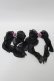 画像1: GOTH / ビジューシフォンクリップ  黒 S-25-10-09-014-GO-AC-HR-ZS (1)