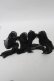 画像2: GOTH / ビジューシフォンクリップ  黒 S-25-10-09-014-GO-AC-HR-ZS (2)