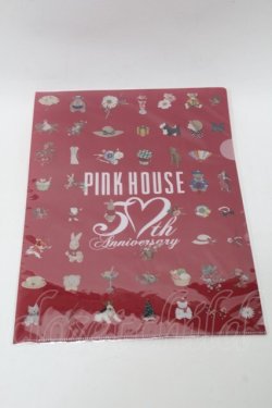 画像1: PINK HOUSE / クリアファイル  赤 S-25-10-09-016-LO-ZA-HR-ZS