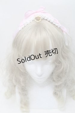 画像2: BABY,THE STARS SHINE BRIGHT / Hearty Ginghamリボンカチューシャ  ピンクｘ白 S-25-10-09-024-BA-OP-HR-ZS