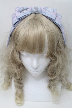 画像2: Royal Princess Alice / Fluffy Kittens・ねこ助コラボカチューシャ  ピンクｘサックス S-25-10-09-026-LO-AC-AS-ZS