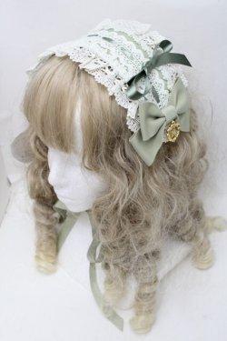 画像1: BABY,THE STARS SHINE BRIGHT / プリンセスドロップヘッドドレス  グリーン S-25-10-09-031-BA-AC-HR-ZS