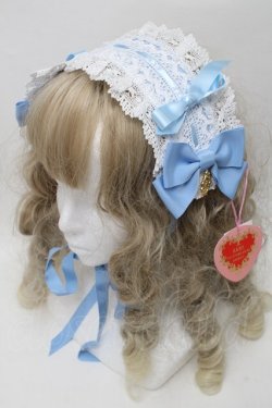 画像1: BABY,THE STARS SHINE BRIGHT / プリンセスドロップヘッドドレス  サックス S-25-10-09-032-BA-AC-HR-ZS