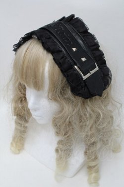 画像1: DimMoire / 刻印ヘッドドレス  黒 S-25-10-09-033-GO-AC-HR-ZS