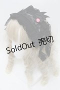 GOTH / レースヘッドドレス  黒 S-25-10-09-035-GO-BL-HR-ZS