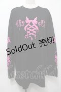 GOTH / クロミプリントロンT  黒 S-25-10-10-032-GO-CO-HR-ZS