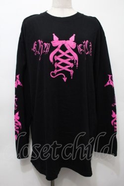 画像1: GOTH / クロミプリントロンT  黒 S-25-10-10-032-GO-CO-HR-ZS
